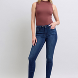 Judy Blue Skinny Raw Hem Jeans