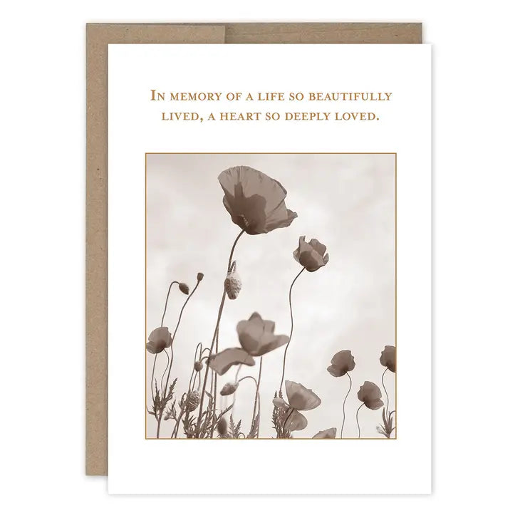 Memory Treasure Greeting Card (Sympathy)