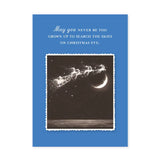May You Never Christmas Card
