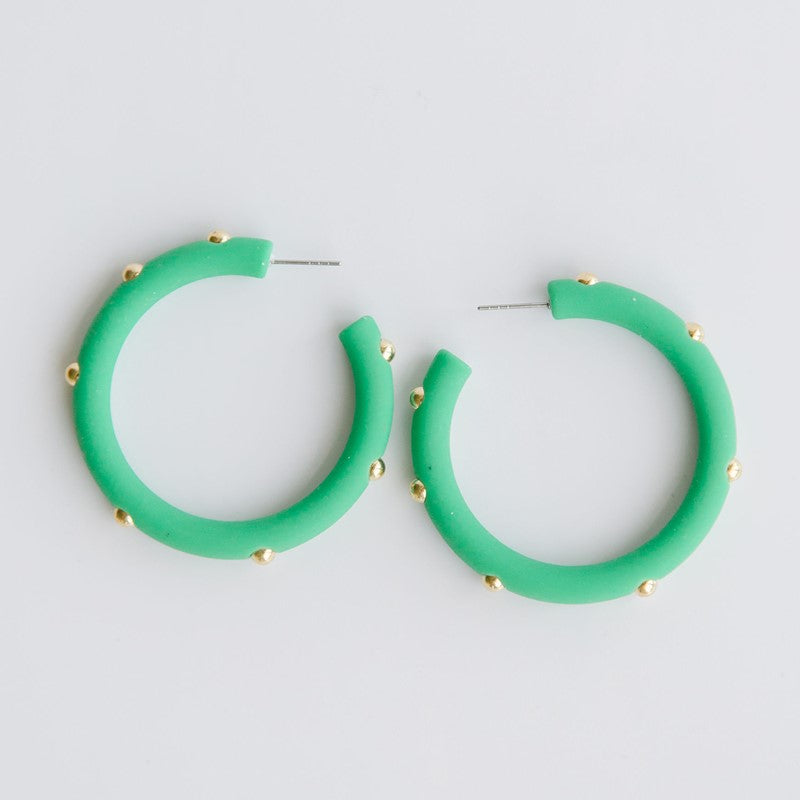 Candace Large Pine Earrings