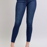 Judy Blue Skinny Raw Hem Jeans