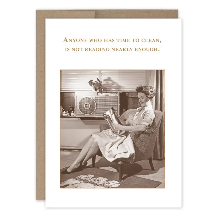 Not Reading Enough Birthday Card