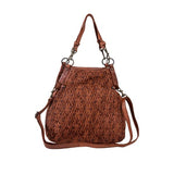 Myra Aliphatic Leather & Hair-On Bag