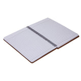 Myra Mind Streamer Hair-on Hide Diary in Brown & White