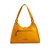 Myra Skyviews Hairon & Leather Bag in Yellow