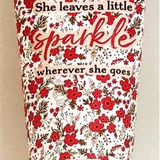 2 oz sustainable sugarcane tube of "She Leaves a Little Sparkle" hand treatment.