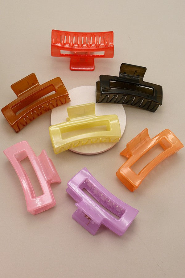 Classic Translucent Jumbo Hair Clip