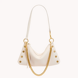 Hammitt - A 20-inch, jewelry-grade brushed gold metal chain strap with clasps, designed as a handbag accessory.