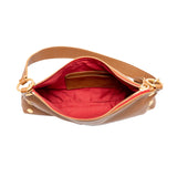 Hammitt Kyle Small Mahogany With Red Zipper Crossbody