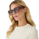 DIFF Ivy Sequoia Tortoise + Brown Gradient Sunglasses