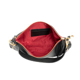 Hammitt Kyle Medium Black With Red Zipper Handbag