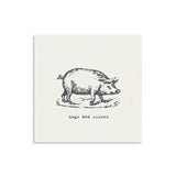 Hogs & Kisses Mini Notecards