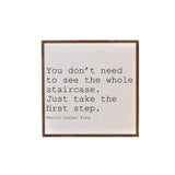 Martin Luther King Rustic Sign