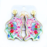 Bonnie Jumping Easter Bunny Dangle Earrings