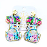 Harvey Easter Bunny Dangle Earrings