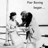 Pier Boxing Greeting Card