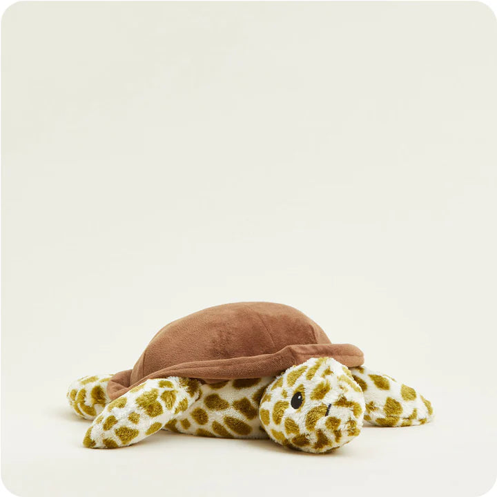 Warmies - Large turtle plush toy.