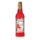 Skinny Mixes Sugar Free Strawberry Syrup, 750 ml bottle, zero-calorie sweet strawberry flavor.