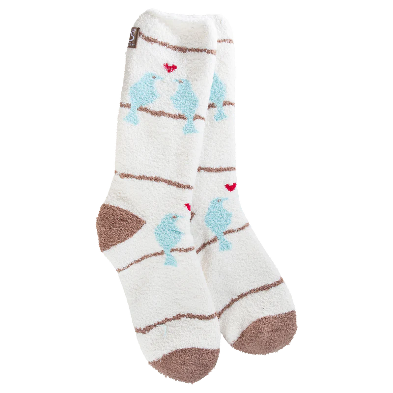 World's Softest Socks - Love Birds
