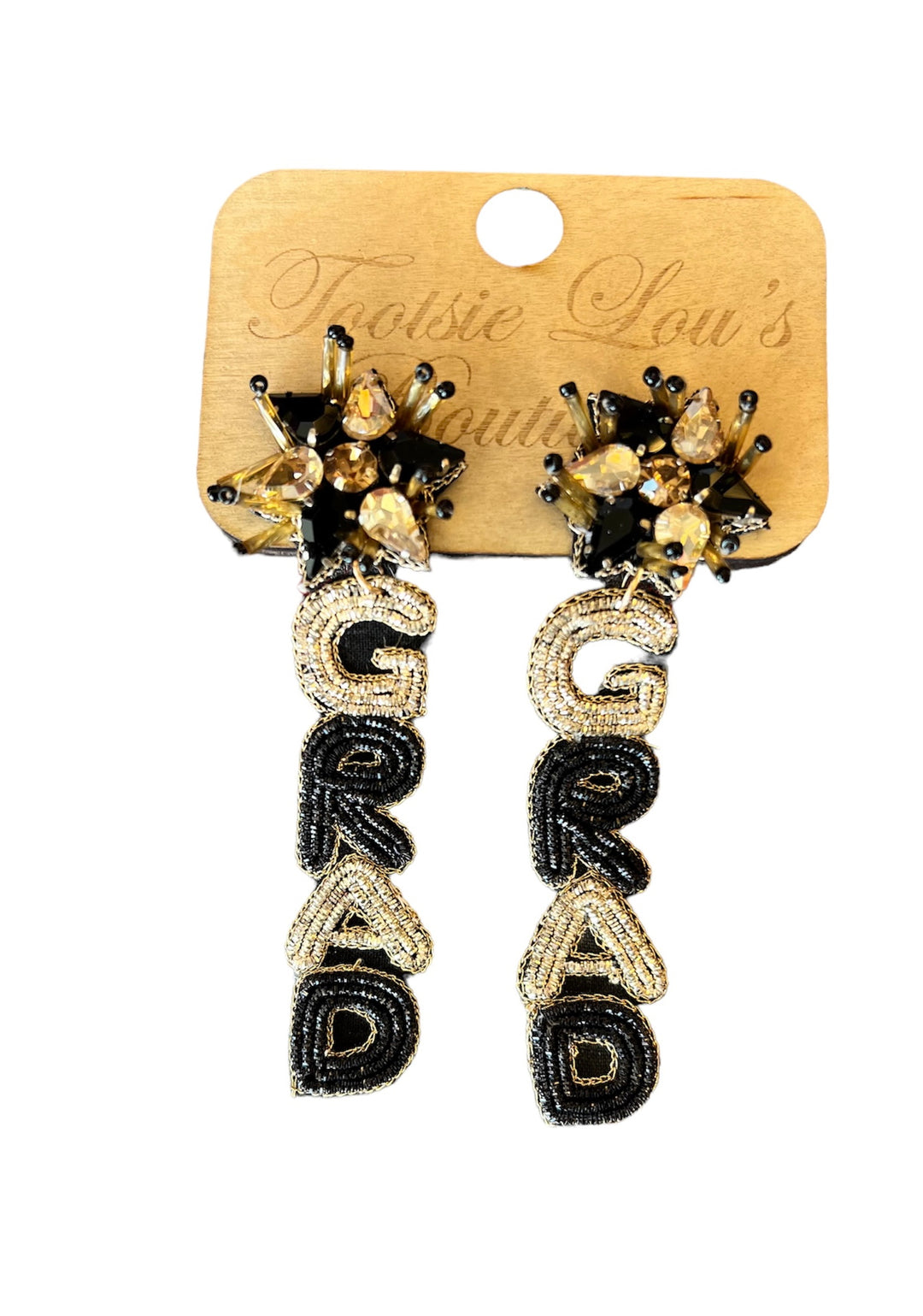 Grad Beaded Earrings