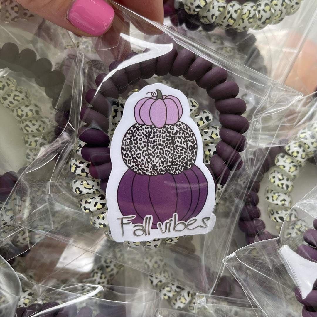Plum Pumpkin Coil Set