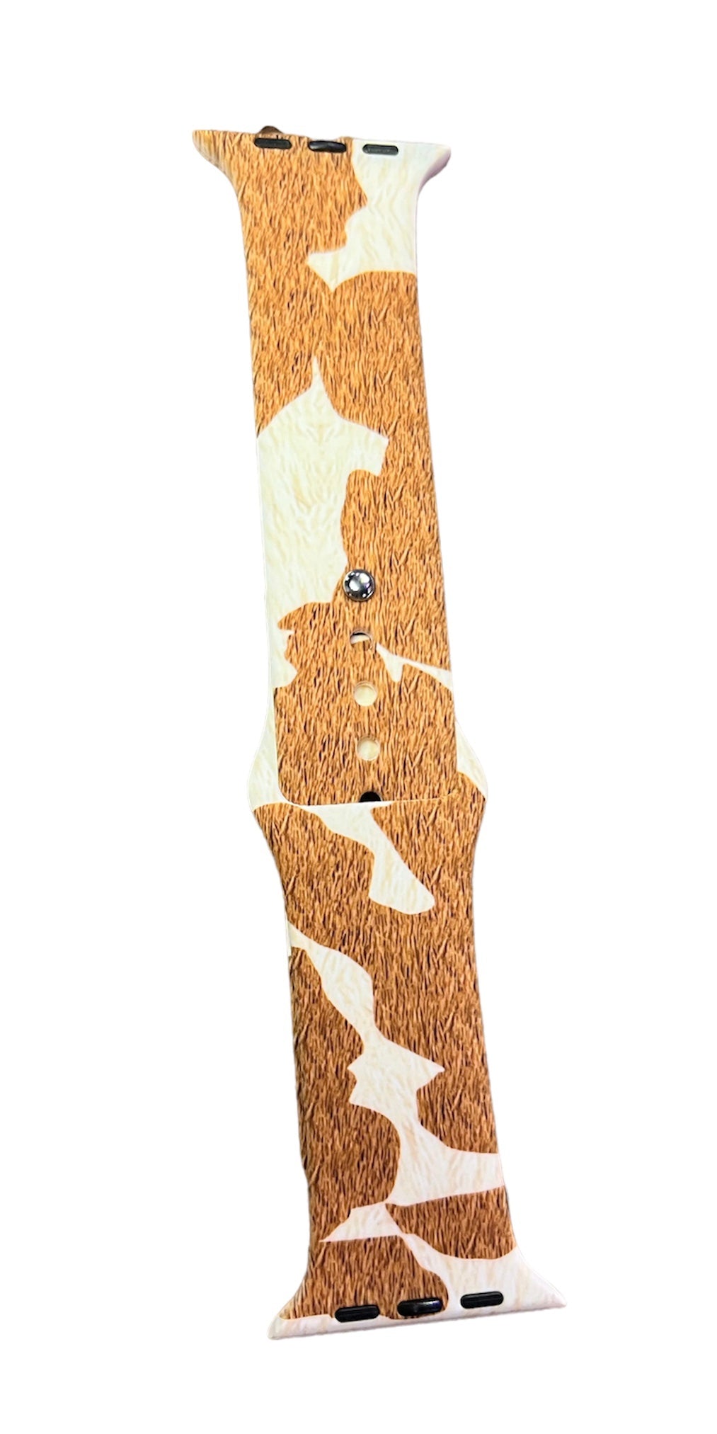 Brown Cow Print Watch Band
