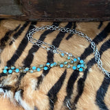 Turquoise Thin Rosary Chain