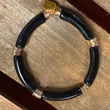 Black & Gold Acrylic Bracelet
