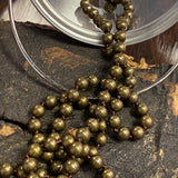 Antique Gold Bead Necklace
