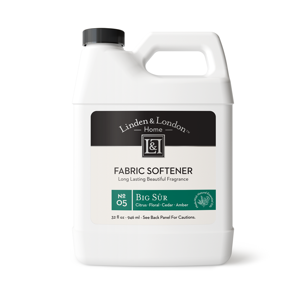 Linden & London Fabric Softener in Big Sur fragrance.