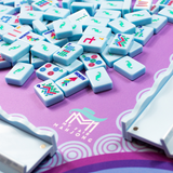 Purple Confetti Mahjong Mat