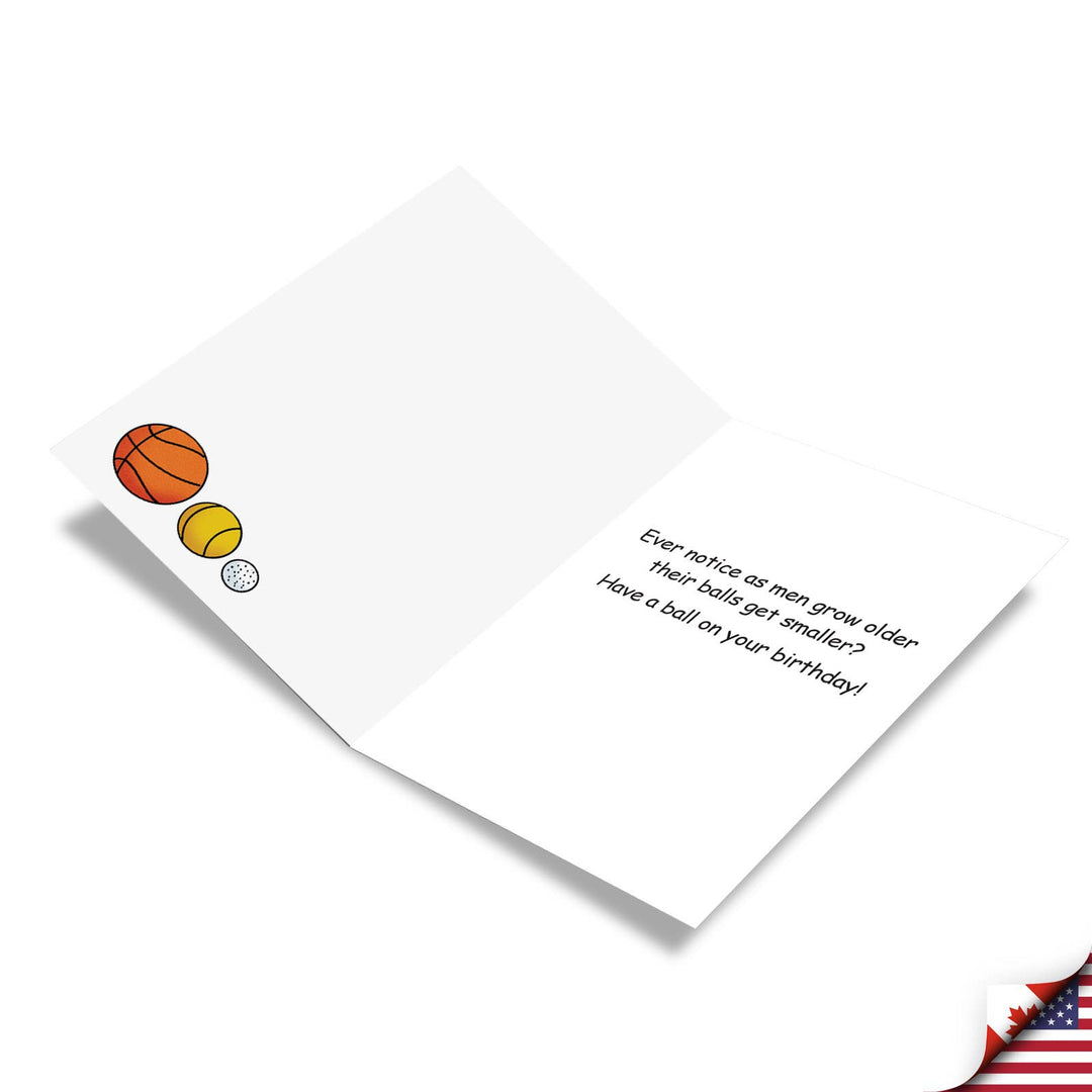 Age Of Balls Birthday Card