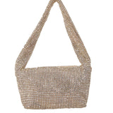 Gold Blingy Rhinestone Handbag