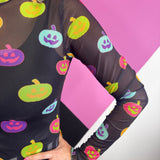 Kate Pumpkin Pop Mesh Top