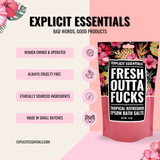 Fresh Outta Fucks Bath Salts 12oz Bag