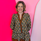 Autumn Mosaic Mini Dress