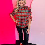 Lana Plaid & Prowl Top