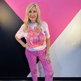 Pumpkin Bow Bliss Blingy Tee