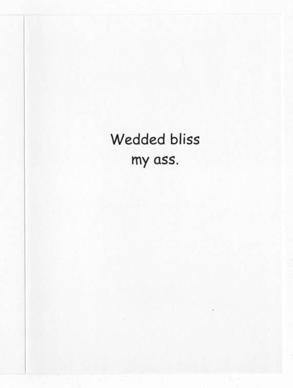 Wedded Bliss Greeting Care (Anniversary)
