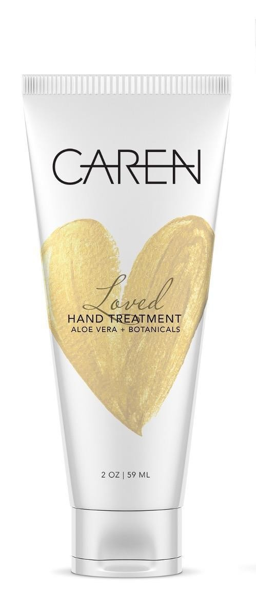 A 2 oz tube of "Loved" hand treatment. 