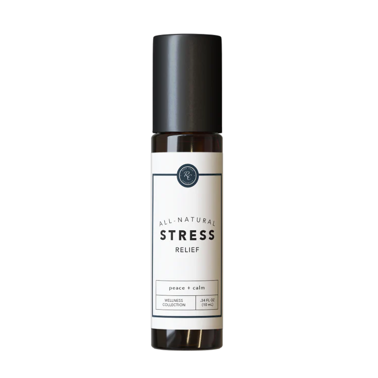 Rowe Casa Stress Relief-a wellness blend of essential oils.