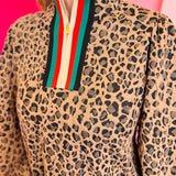 Chic Safari Stripe Top