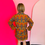 Toffee Boho Print Dress