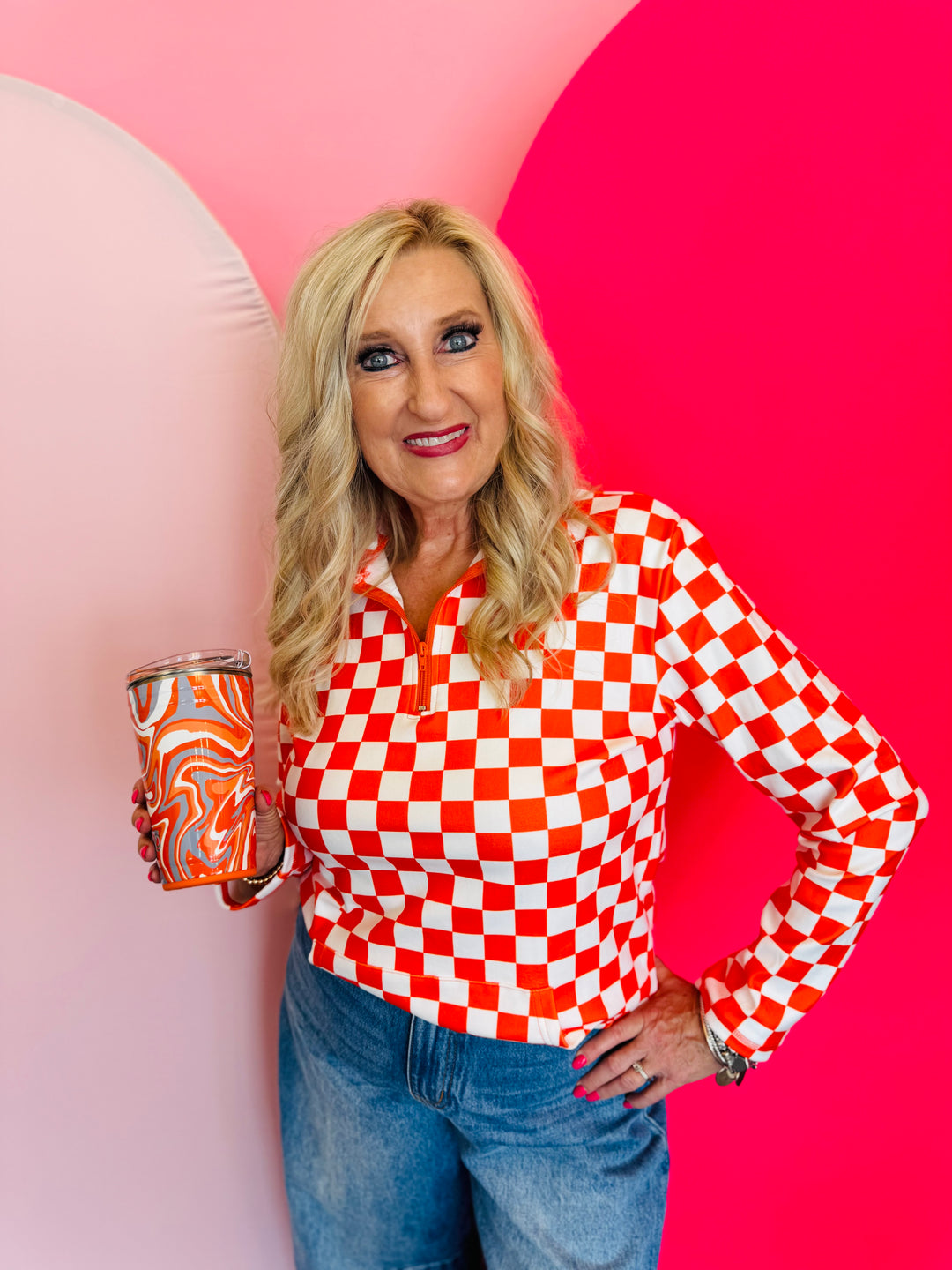 Swig Fan Zone Orange Party Cup 24oz