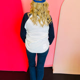 Nutcracker Raglan Rhinestone Tee