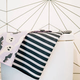Crae Black Licorice Double-Sided Hand Towel