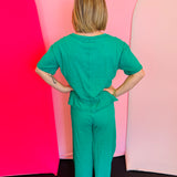 Kelly Green Tee Pant Set
