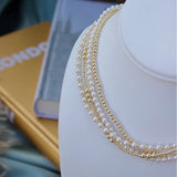 Locked 3mm Gold Filled Beaded Necklace (water proof)