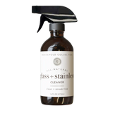 Natural glass cleaner for streak-free shine on mirrors, windows, and stainless steel.