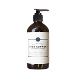 Bottle of liver support castor oil blend from Rowe Casa Organics